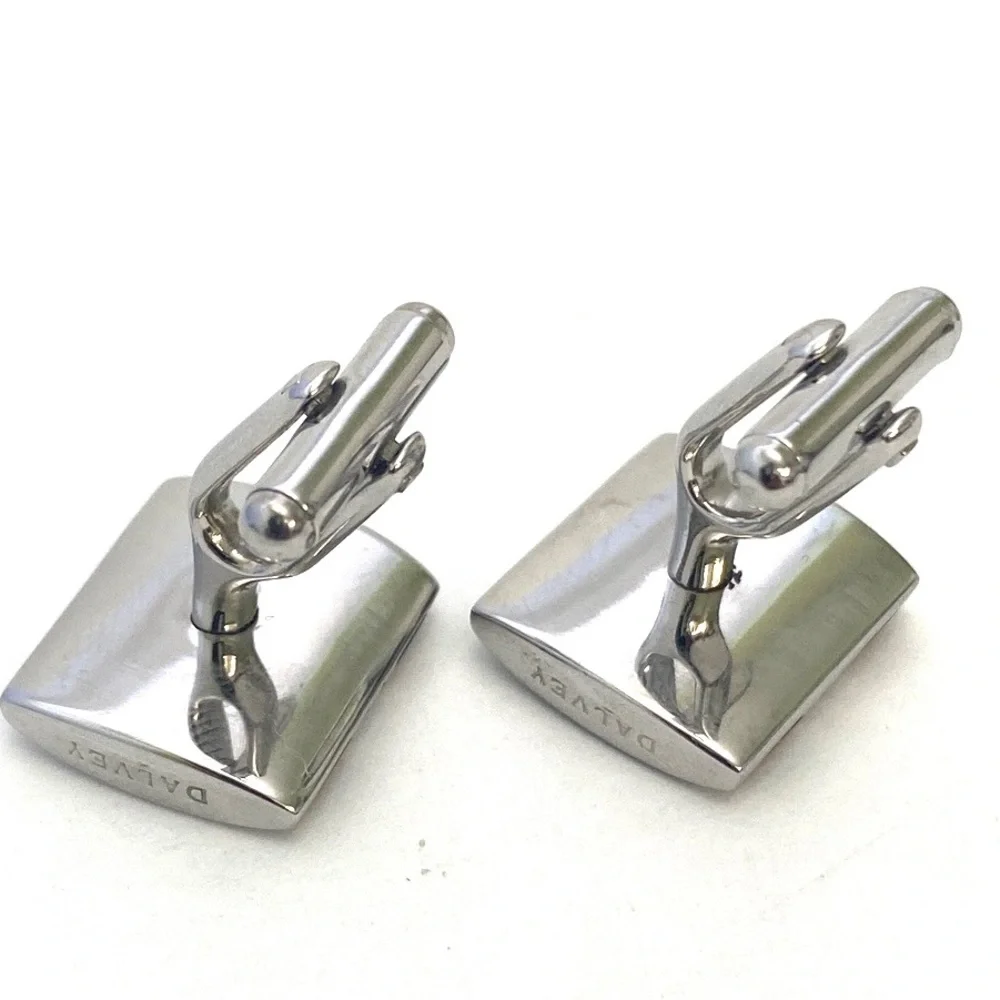 Dalvey Men's Admiralty Hematite/Silver Cufflinks